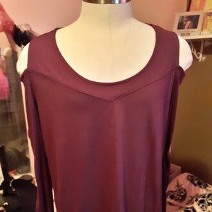 Lane Bryant Cold Shoulder Active Top sz 18/20